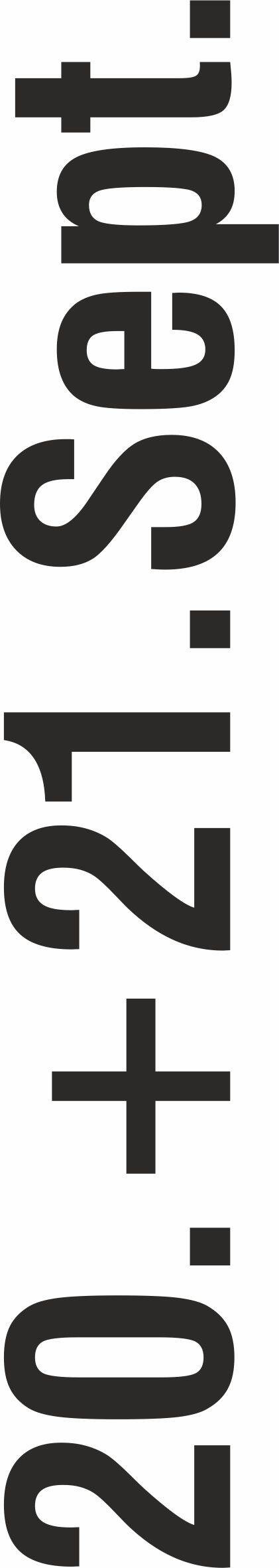 Aufkleber "Standard Rechteckig" I Eingangstor Datum