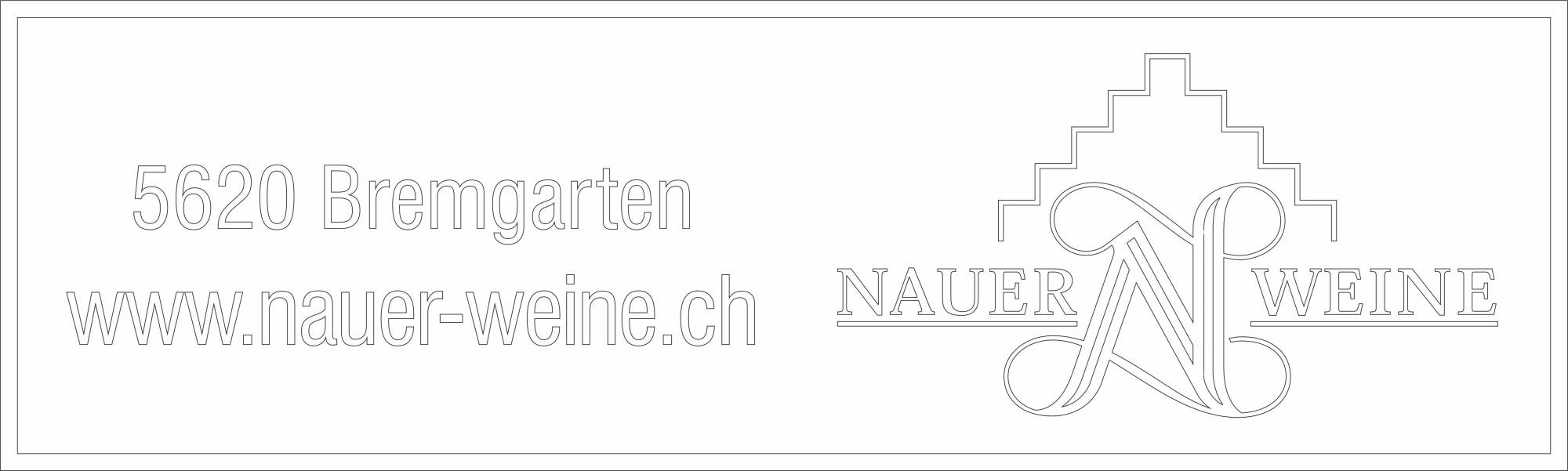 Aufkleber "Folienplott" I Weinfestival PW Heckscheibe Adresse